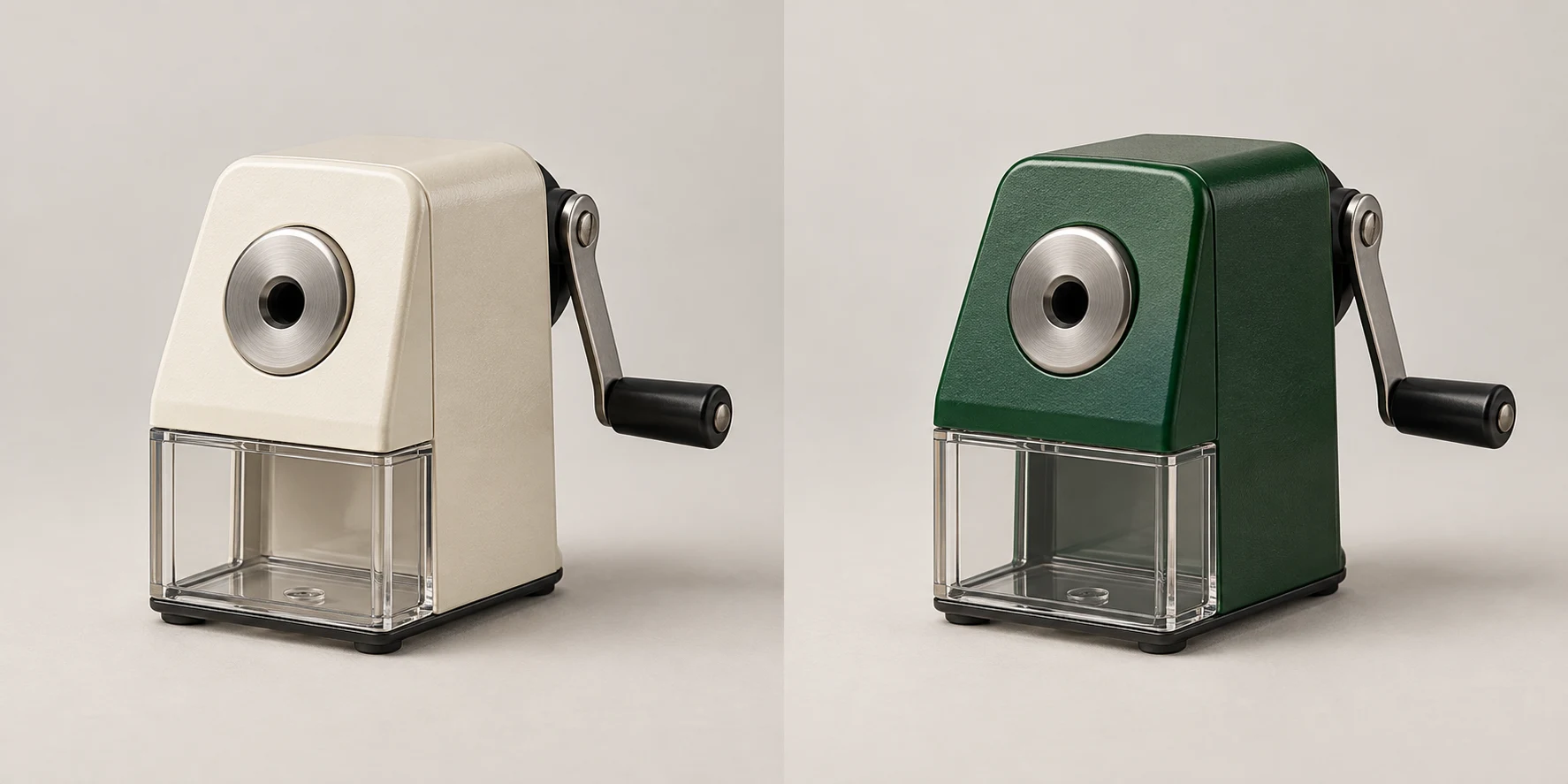 Draftsman manual pencil sharpener in Ivory